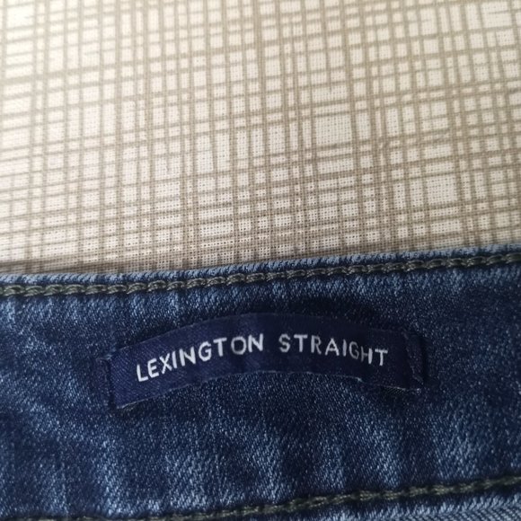 Charter Club Lexington Straight Jeans Women's Size 18 Faux-Pearl-Stud Tummy Pane - Picture 9 of 16